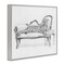 Stupell Industries Lounging Beast Cheetah Framed Giclee, design by Victoria Barnes